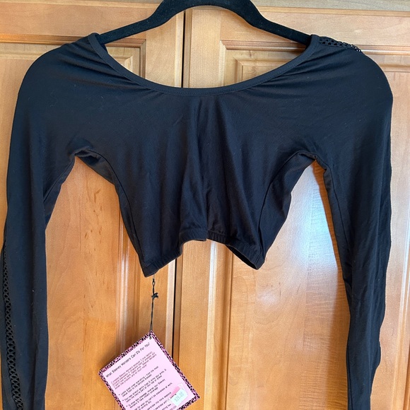 NWT Sleevey Wonders-Black with Lattice detail-various sizes - Picture 6 of 6